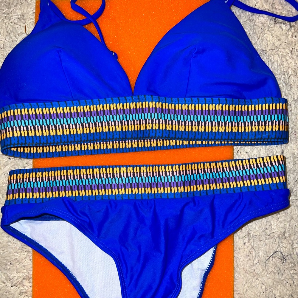 Women’s blue bikini set